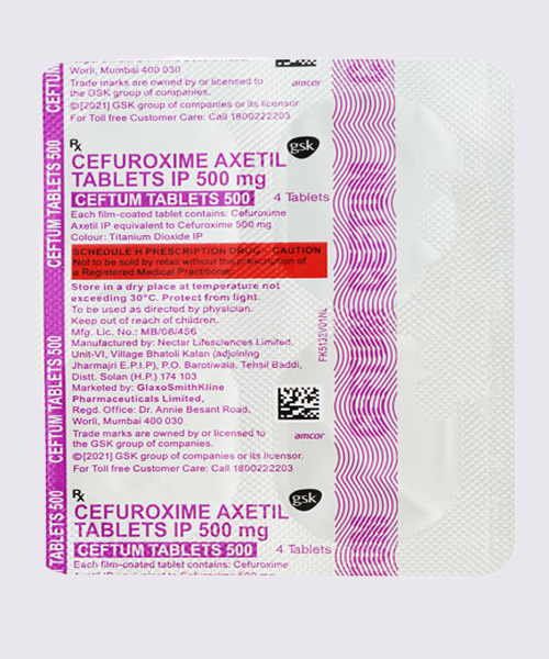 CEFTUM 500 MG