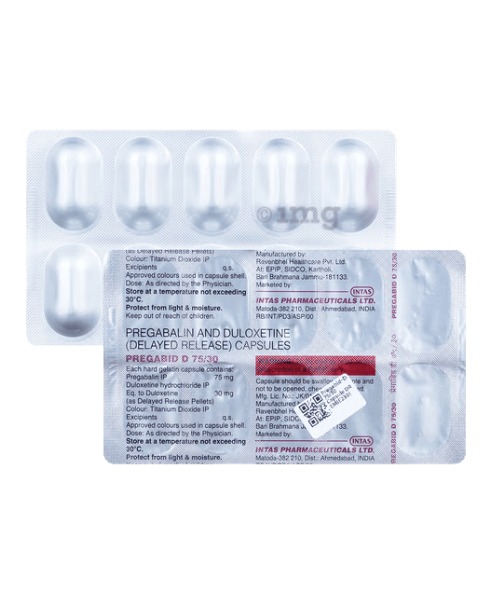 PREGABID D 75/30MG TAB*