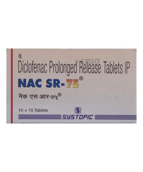 NAC SR 75MG TAB