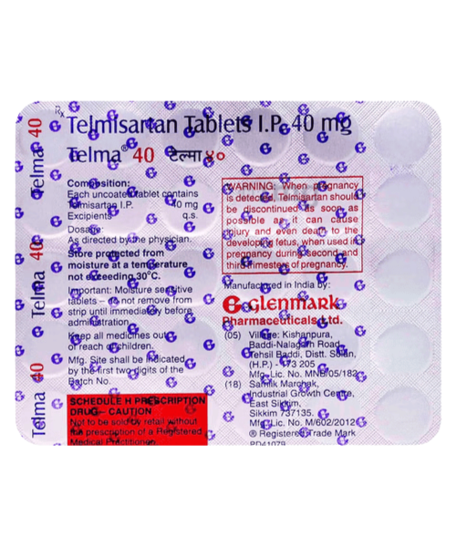 TELMA 40MG TAB*