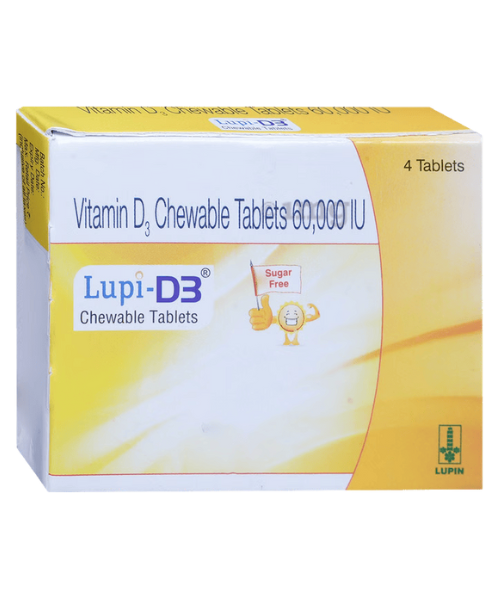 LUPI D 3 CHEWABLE TAB 4`S