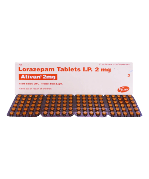 ATIVAN 2 MG TAB 30'S -(ND)