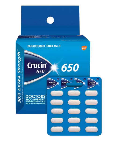 CROCIN 650 TAB 15'S